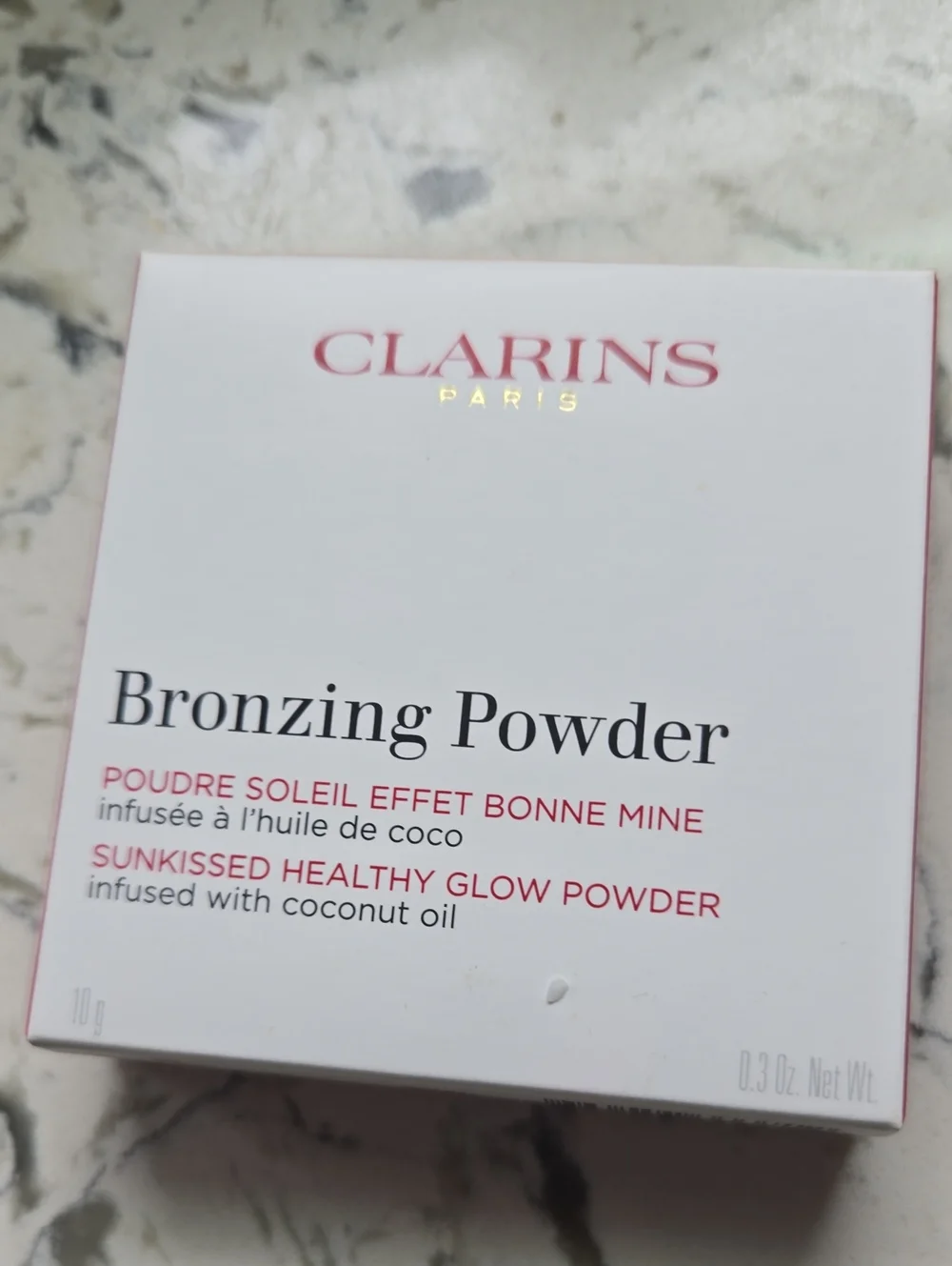 Clarins Bronzing Powder - Pink & Brown Packaging